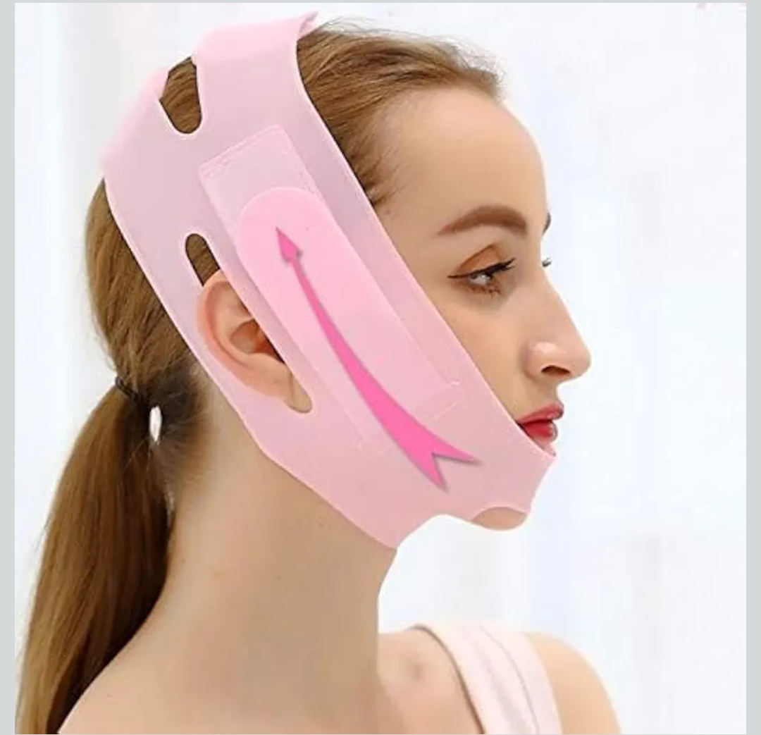V-Face Slimming Mask | Adjustable Chin & Jawline Support Band for Men & Women