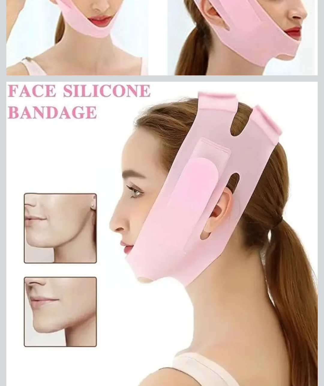 V-Face Slimming Mask | Adjustable Chin & Jawline Support Band for Men & Women