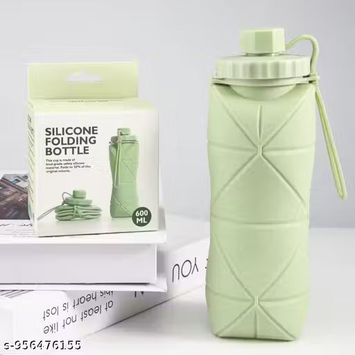 Folding Silicone Sports Water Bottle