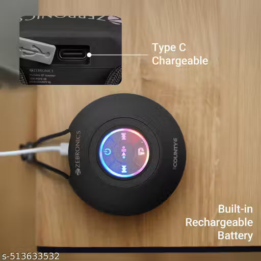 Zebronics County 6 Portable Bluetooth Speaker